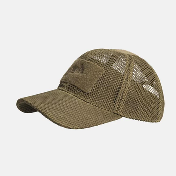 Бейсболка тактична з сіткою Helikon-Tex BBC Mesh Cap Coyote