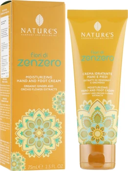 Крем для рук и ног с цветами имбиря - Nature's Fiori di Zenzero 75ml (816683-34922483)