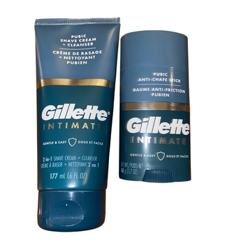 Набор для интимного бритья и ухода Gillette Intimate крем 177 мл и стик