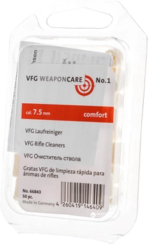 Патчи для чистки VFG Comfort 7.5 мм 50 шт (331957)