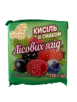Кисіль зі смаком лісових ягід Ласочка 150 г