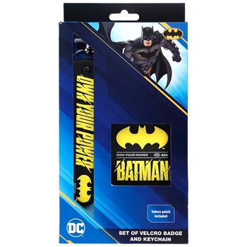 Набор бейдж на липучке и подвеска Kite DC Batman DC25-3010, 2 шт.