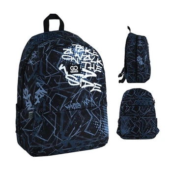 Рюкзак GoPack Education Teens 41х28.5х13 см т-синій з малюнком (GO25-188M-1)