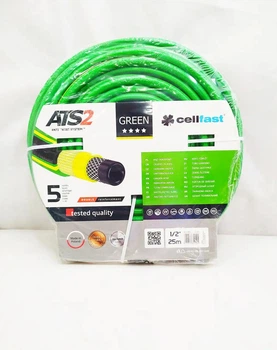 Шланг Cellfast Green для поливання 5-шаровий діаметр 18 мм 3/4 бухта 50 м зелений
