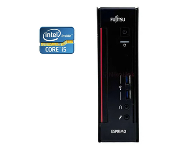 Неттоп Б-класс Fujitsu Esprimo Q556 USFF / Intel Core i5-7400T (4 ядра по 2.4 - 3.0 GHz) / 32 GB DDR4 / 512 GB SSD / Intel HD Graphics 530 б/у