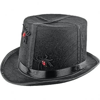 Капелюх циліндр Halloween SETA Decor 21-23BLK-RD