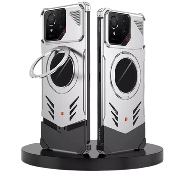 Чохол - накладка Metal Cooling для Asus Rog Phone 9 / 9 Pro silver