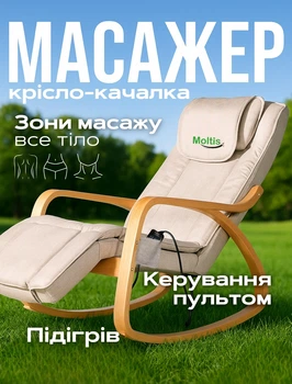 Массажное кресло-качалка AMJ-FA188 с Пультом управления массажер Шиацу для всего тела