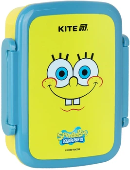 Ланчбокс Kite Sponge Bob 420 мл Жовто-блакитний (SB25-160)