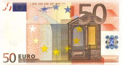 Конверт для грошей Експрес Удачі 50 євро (KNV-01004U)