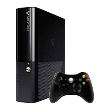 Набор Консоль Microsoft Xbox 360 E 250GB Black Б/У + Геймпад Беспроводной RMC