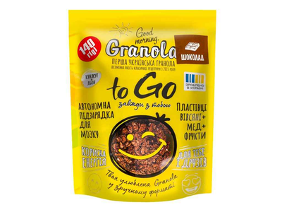 Гранола GOOD MORNING, GRANOLA 140г з шоколадом