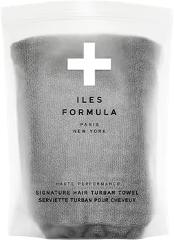 Ręcznik-turban Iles Formula szary (813614020308)