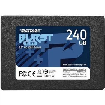 SSD-накопичувач Patriot Burst Elite 240 ГБ 2.5" SATA III 3D TLC