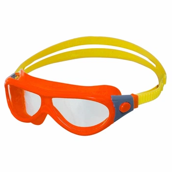 Окуляри-напівмаска для плавання дитячі Zelart Yingfa Junior J668AF Orange-Yellow