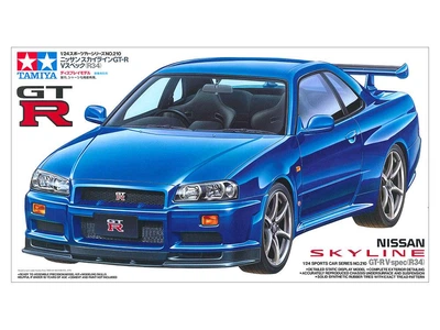 Збірна модель 1/24 Автомобіль Nissan Skyline GT-R V-spec - (R34) Tamiya 24210
