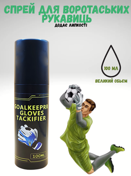 Спрей для воротарських рукавиць GOALKEEPER GLOVES TACKIFIER 100 мл