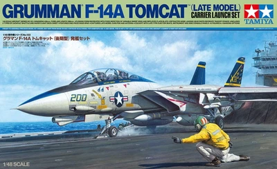 Збірна модель 1/48 Літак Grumman F-14A Tomcat (пізня модель) Tamiya 61122