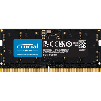 Модуль памяти для ноутбука SoDIMM DDR5 16GB 4800 MHz Micron (CT16G48C40S5T)