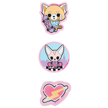 Набір бейджів на липучці Kite Aggretsuko AR25-3012, 3 шт. 4063276200969