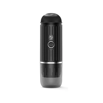 Портативная кофеварка iCafilas Travel Espresso Maker ME2218 Черная для молотого кофе и капсул Nespresso (ME2218B)
