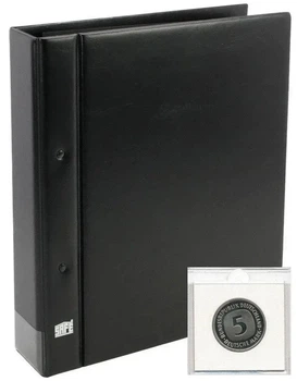 Альбом для монет в холдерах SAFE Pro A4 - чёрный