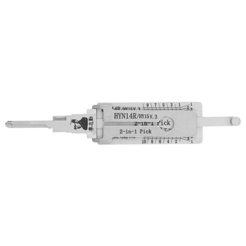 Інструмент для ремонту замку LISHI HY15 / Silca HYN14R 2 в 1 відмичка + декодер 76092