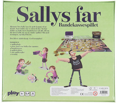 Gra planszowa Carlsen Sallys Far Bandekassespillet (9788727025919)