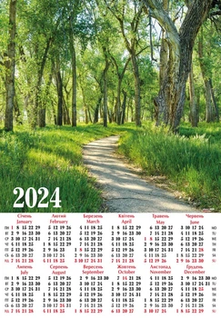 Календар 2024 рік А2 Ліс 2922600770700