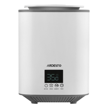 Зволожувач повітря ARDESTO USH-H-26W до 25м² ультразвуковий з сенсорним управлінням та таймером, білий