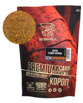 Підгодовування рибальське Interkrill Преміум Карп - Слива - Кориця 1кг. (Карпова),NFS-023B