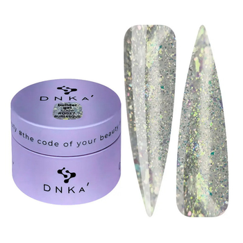 Гель для моделирования DNKa Builder Gel Burlesque 0027 светоотражающий 15 мл