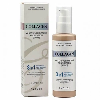 Тональний Крем Освітлюючий З Колагеном Enough Collagen Whitening Moisture Foundation 3 in 1 SPF 15 100ml 23