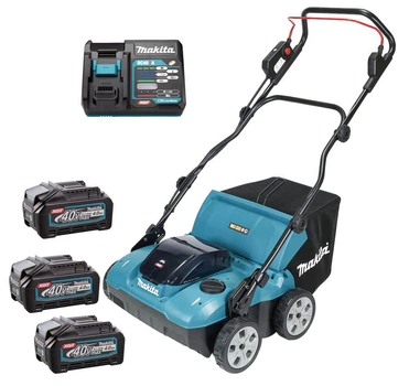 Акумуляторний аератор Makita XGT 40 V Max UV001GM201 із 3 акб 40V 4.0Аh и з/у DC40RA (SET-UV001GM201-XGTOPE)