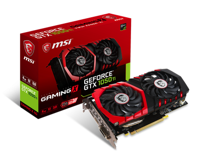 Відеокарта GeForce GTX 1050 Ti 4GB MSI Gaming X (GTX 1050 Ti GAMING X 4G) Б/В