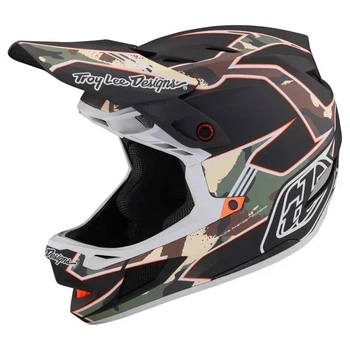 Велошлем TLD D4 Composite Helmet Matrix Camo Army Green XL Troy