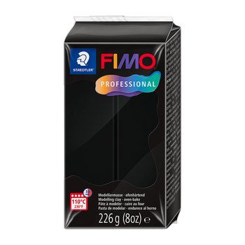 Полимерная глина Fimo Professional, 226 г., Черная, (8042-9)