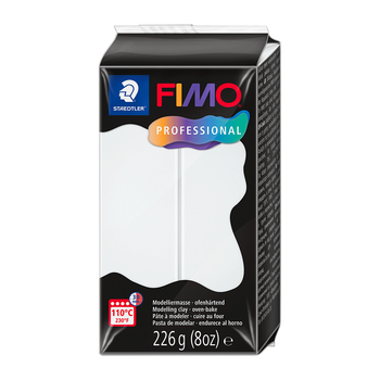 Полимерная глина Fimo Professional, 226 г., Белая (8042-0)