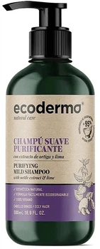 Очищающий мягкий шампунь - Ecoderma Purifying Mild Shampoo 500ml (1166071-32067629)