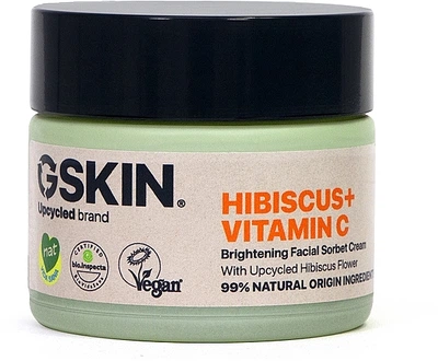 Осветляющий крем для лица с экстрактом гибискуса и витамином C - GSKIN Hibiscus + Vitamin C Cream 50ml (1450672-32067671)