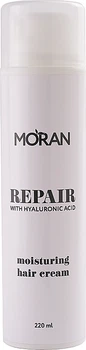 Крем для волос с гиалуроновой кислотой и экстрактом смолы шишек туи - Moran Repair Hyaluronic Acid Moisturising Hair Cream 220ml (1457758-35197977)