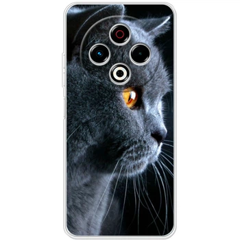Силиконовый чехол BoxFace Tecno Spark 30 4G English cat (65672-up1346)