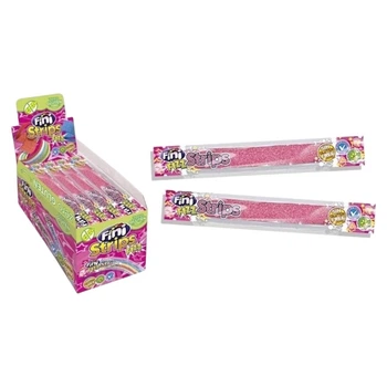 Мармеладні стрічки Fini Fizz Strips зі смаком полуниці, 125 штук