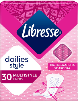Прокладки гігієнічні щоденні Libresse Multistyle 1 крапля 30 шт (7322540678642)