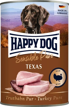 Влажный корм для взрослых собак всех пород Happy Dog Sensible Pure с индейкой 800 г (02732 / 4001967023299)