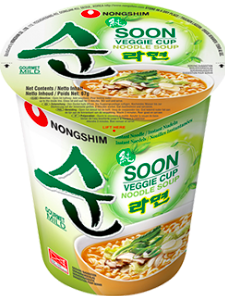 Локшина Nongshim Рамен Сун овочева стакан 67 г (8801043028127)