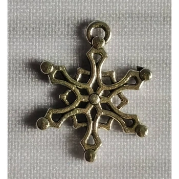 Підвіска (шармик) Only Срібна сніжинка-2 1,8х1,7 см (Ш-0170)
