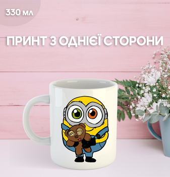 Кружка Миньон Гадкий Я Посипаки с принтом керамическая чашка Minion 330 мл Uk_833