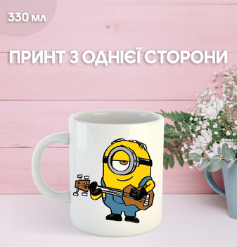 Кружка Миньон Гадкий Я Посипаки с принтом керамическая чашка Minion 330 мл Uk_832
