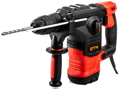 Перфоратор GTM RH32/1000EV, 1050Вт, 820об/мин, 5Дж, 32мм, 4 режима